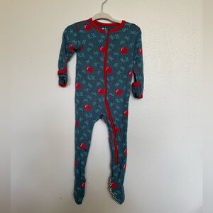 KicKee Pants Bamboo One-Piece Zipper Footed Pajamas Convertible